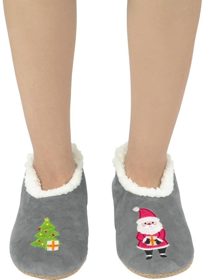 BenSorts Slippers for Women Cozy Socks House Fuzzy Slippers Gift Christmas Tree Size 7 8 8.5 - Image 4